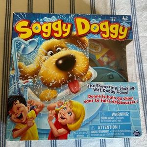 2017 Soggy Dog Board Game Spin Master Water Wet Shower Ages 4 And Up